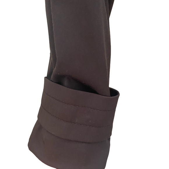 Zara basic dark brown double breasted trench coat- medium- - Picture 3 of 16